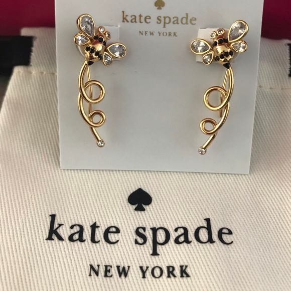 kate spade Jewelry - Kate Spade Picnic Perfect Bee Ear Crawlers